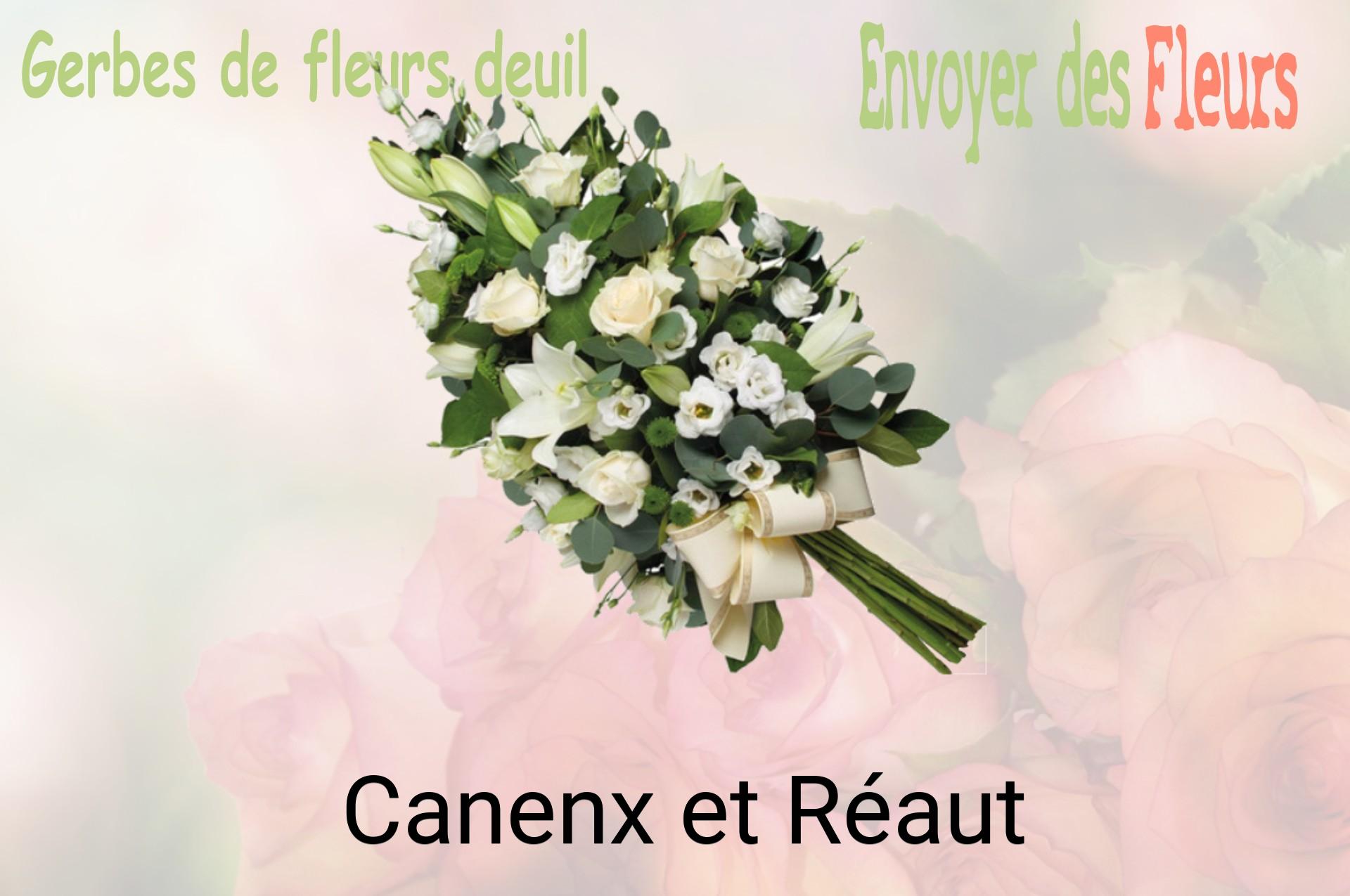 Gerbe de fleurs de deuil livrée à Canenx-et-Réaut
